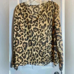 SHEIN Cheetah Print top. NWOT women’s size XL
